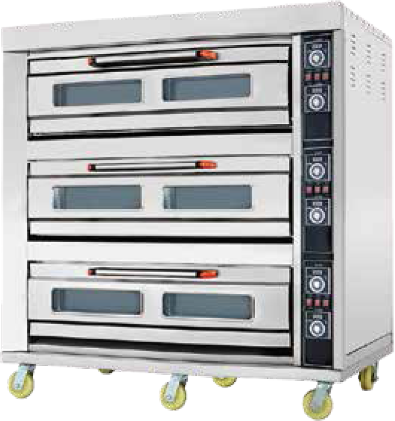 bonelli deck oven triple deck gas automatic oven imported